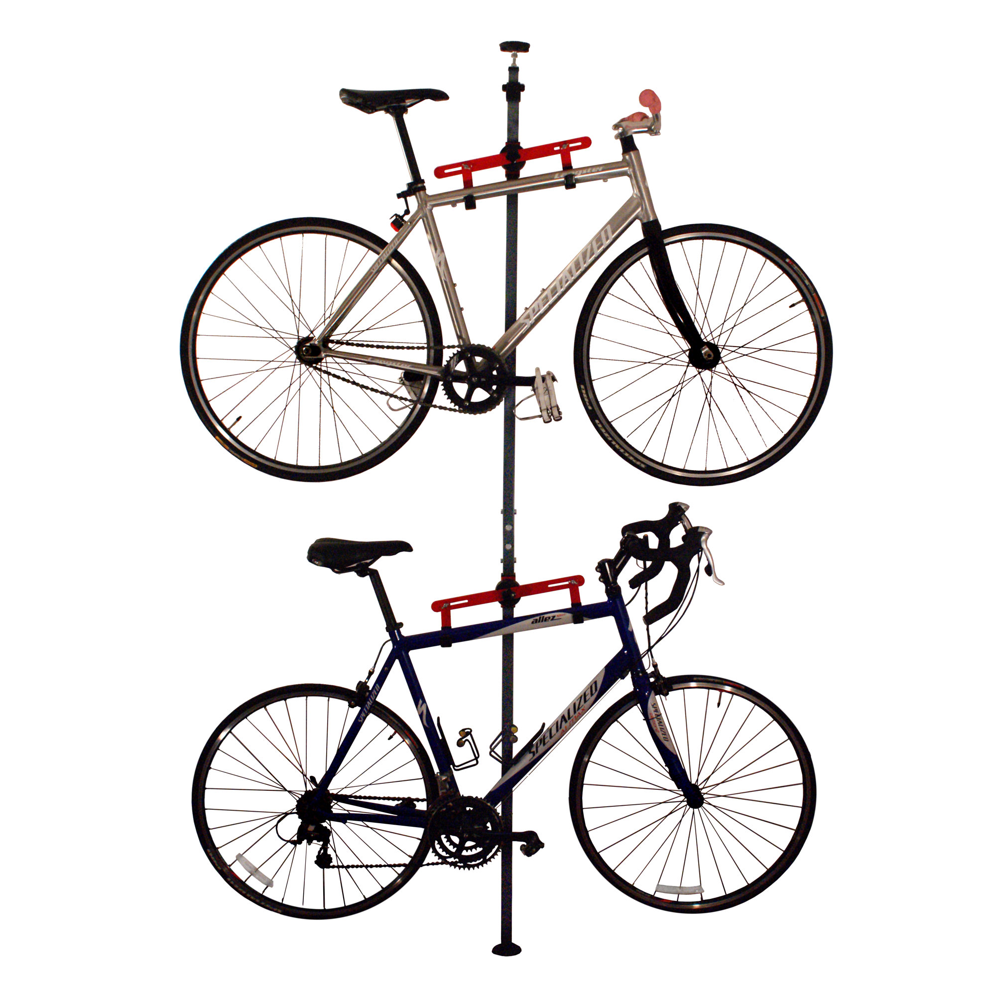 Gear Up Inc. Platinum Series 2 Bike Floor to Ceiling Mounted Bike Rack